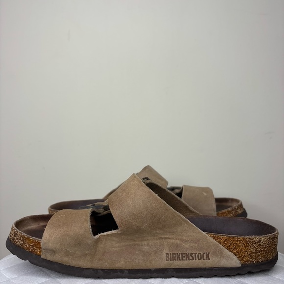 Birkenstock Womens Arizona Tan Brown Sandals Double Buckle Size EU 40/ US 9-9.5 - Picture 5 of 8